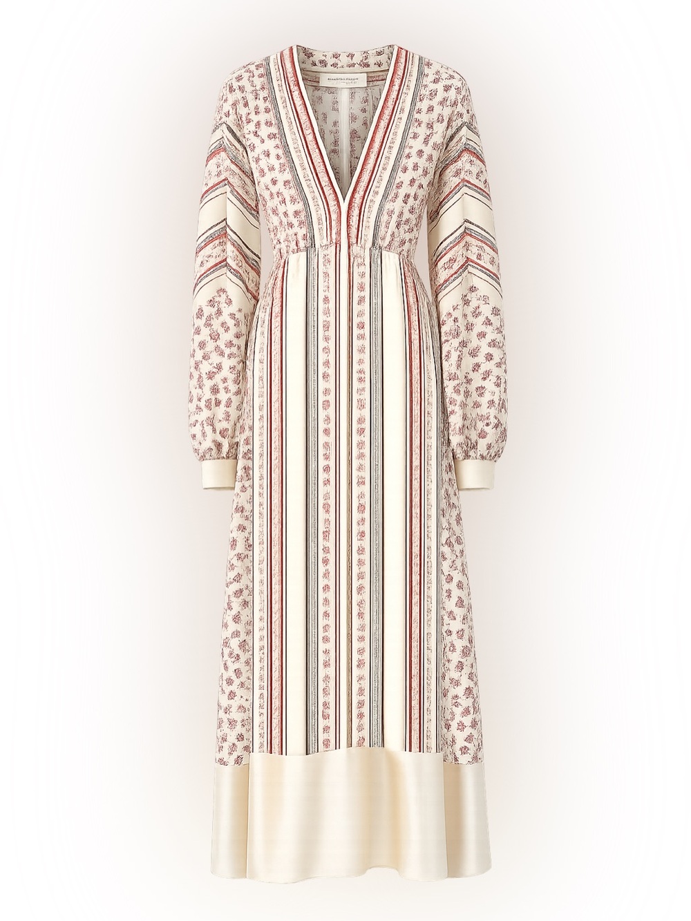 Philosophy di Lorenzo Serafini FW18 Floral Border Print Maxi Dress A0424 0755